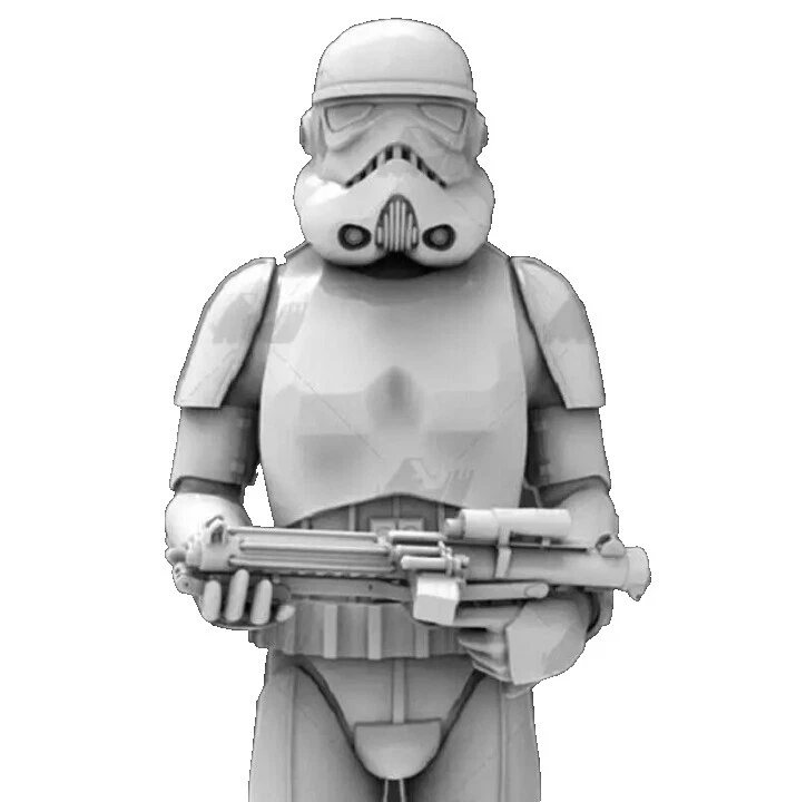 Figuras de acción de resina de Stormtrooper y accesorios
