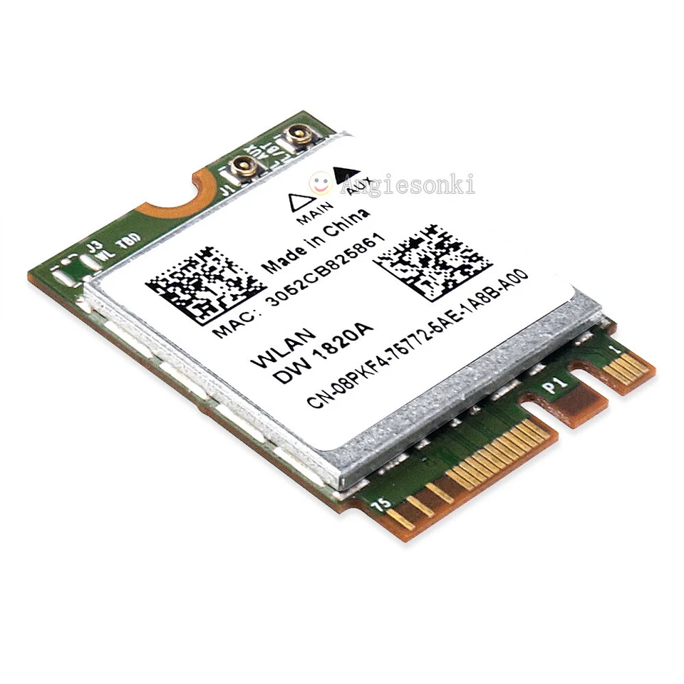 Broadcom BCM94350Z DW1820A 8PKF4 802.11 AC 867 Mbps Bluetooth 4.1 Wireless Card - Image 4 of 4