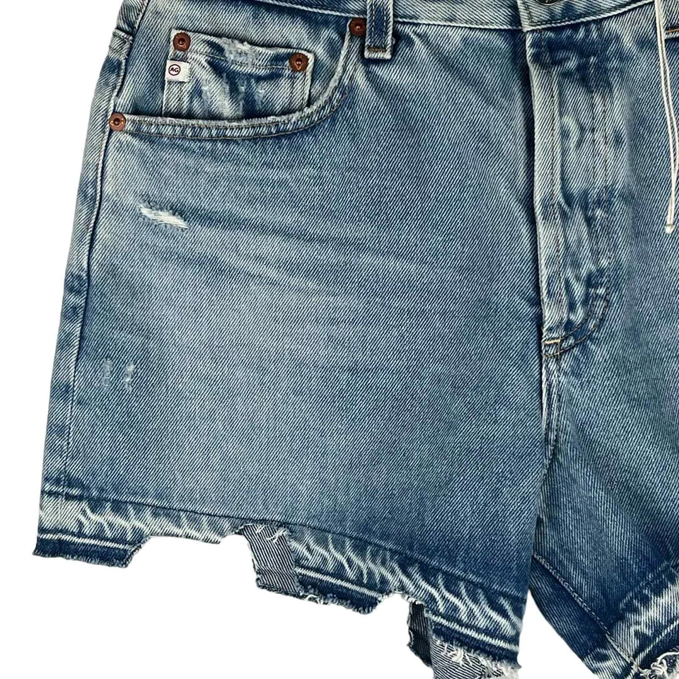 ADRIANO GOLDSCHMIED ALEXXIS PANTALONES CORTOS CUÑA TIRO ALTO NUEVOS CON ETIQUETAS PARA MUJER TALLA 29 Foto 2 de 4