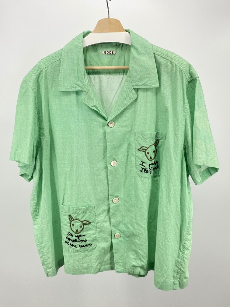 Bode SS24 See You At the Barn Shirt new without tags size Bode SS24 See You At the Barn Shirt new without tags size