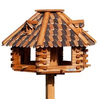 Vogelhaus Xl 70Cm Vogelfutterhaus Futterhaus Holz VogelhäUschen FutterhäUschen
