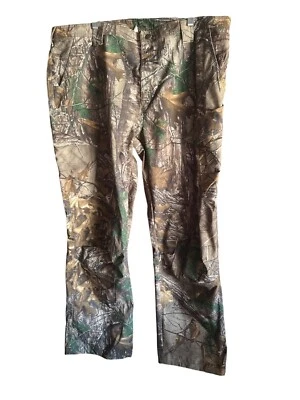 Under Armour Camouflage Cargo Pants 42 32 Real Tree Hunting Cammo - Image 1 of 4
