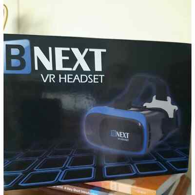 B Next VR Headset Blue compatible with Apple and Android