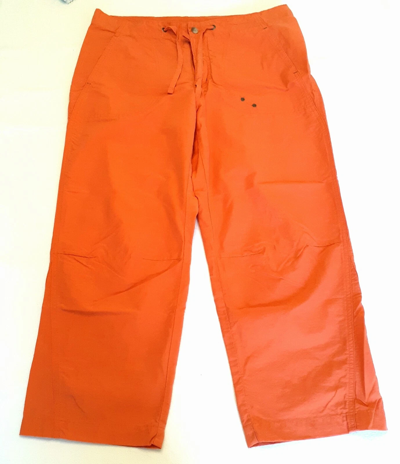 Columbia Womens Pants Capri Orange Sz S