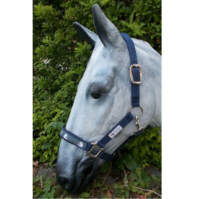 Pummeleinhorn Halter, Equest Halter Uno Plus Pummel Unicorn, Navy, Size S