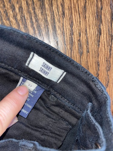 Madewell Skinny Skinny Stretchy Jeans Womens Size 27 Black - Picture 3 of 10