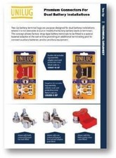 Unilug Two Up Positive & Negative Battery Distribution Terminals Dual Battery — image 9