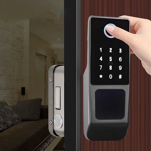 Waterproof Outdoor Door Lock Wifi Fingerprint Password Key Card Digital Lock - Picture 2 of 12