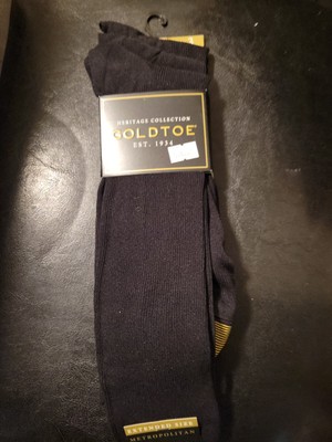 Gold Toe Men's Dress Socks Pack Of 3 | Over-the-Calf, Reinforced Toe, Moisture Control Reinforced Toe Socks Gold Toe Men's Dress Socks Pack Of 3 | Over-the-Calf, Reinforced Toe, Moisture Control Reinforced Toe Socks