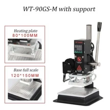Manual Heat Press Machine Hot Foil Stamping Machine Paper PVC Leather