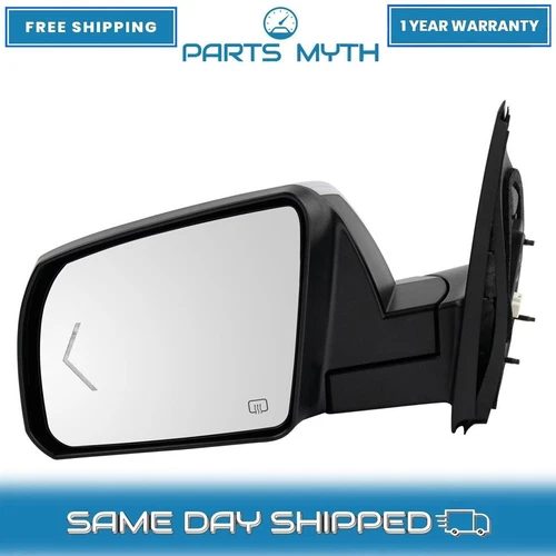 New Mirror Power Folding Heated Memory Signal Chrome LH For 2007-2013 Toyota