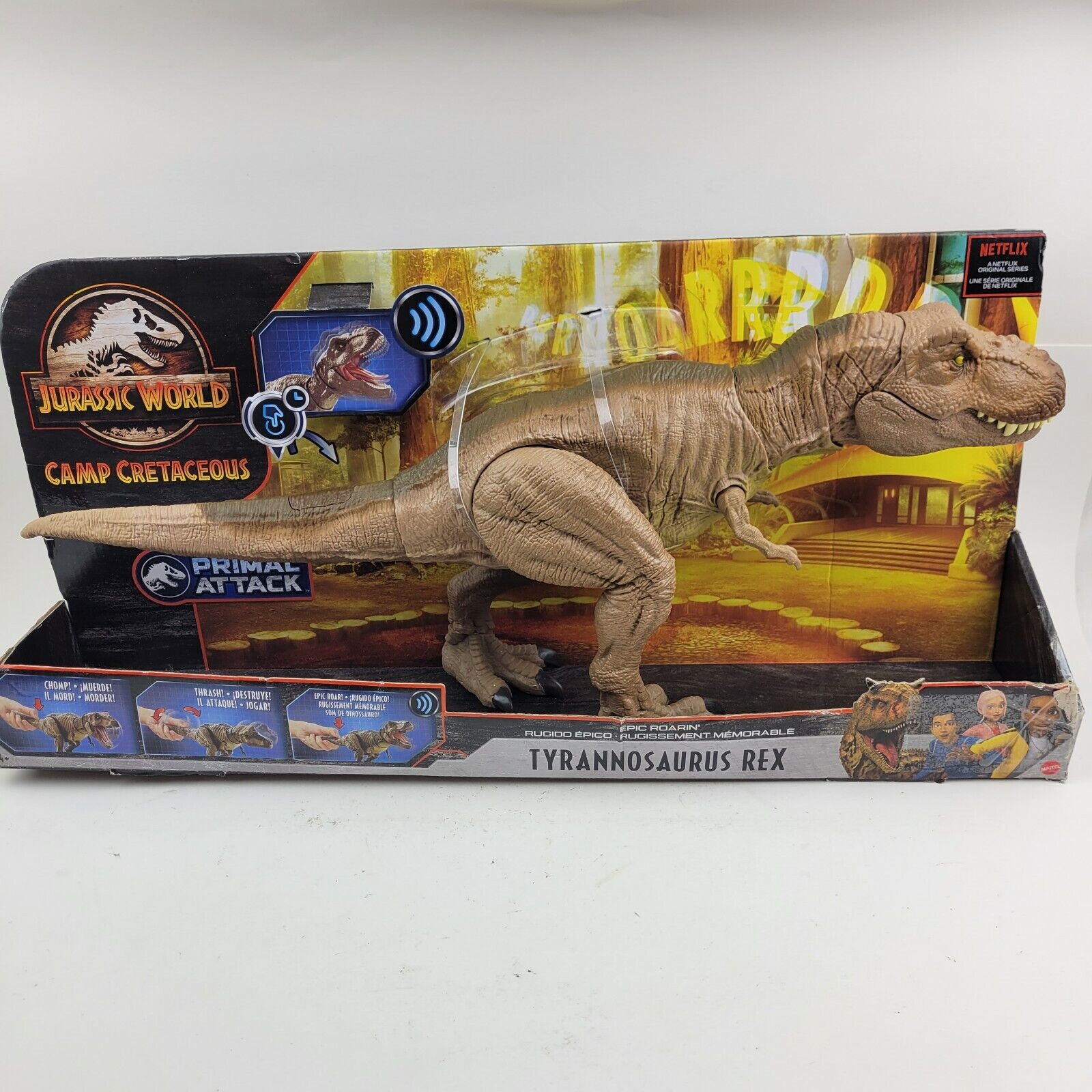 Jurassic World Dinossauro T-rex Rugido Épico - Mattel Gjt60