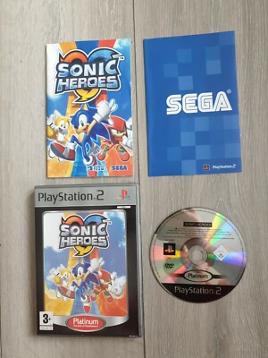 Sonic Heroes Sony PlayStation 2 PS2 Spiel komplett mit Handbuch Platinum Best Of