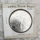 U.S. Mint American Eagle 2002 Silver 1 oz 0.999 Fineness Coin