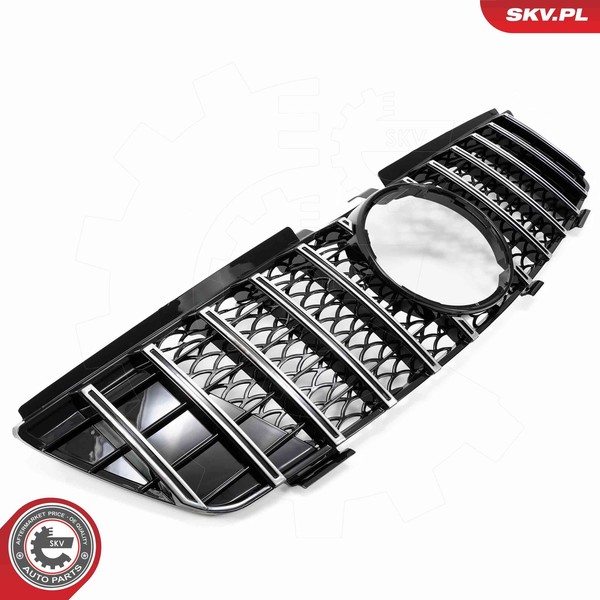 Esen SKV KüHlergrill KüHlergitter Silber FüR Mercedes-Benz M-Klasse W164-image
