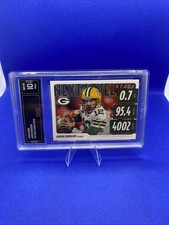 2020 Panini Score NLS-AR Aaron Rodgers Next Level Stats Green Bay Packers GMA 10