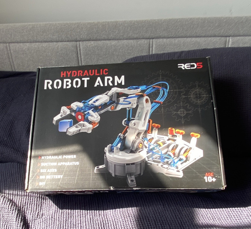 RED5 Hydraulic Robot Arm Educational Science Kit Age 8-11 Years