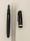 Parker English Black Senior Duofold Fountain Pen 14k Soft Gold Nib Restored — photo 4
