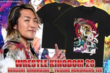 NJPW Hiroshi Tanahashi Retirement T-shirt XL Black Yusuke NAKAMURA New Japan AEW