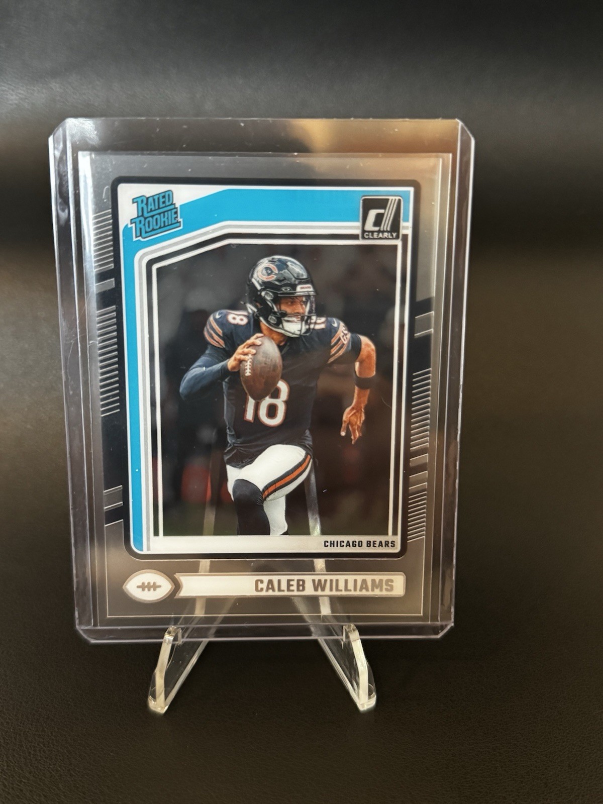2024 Panini Clearly Donruss Caleb Williams Rated Rookie #51 Chicago Bears RC