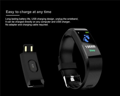 Fitness Smart Watch Activity Tracker Heart Rate For Women Men Oxygen BP MonitorV