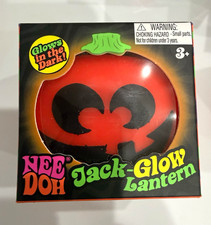 Schylling NeeDoh Jack-Glow Lantern Glow-in-the-Dark Squeeze Toy 3 26090YP
