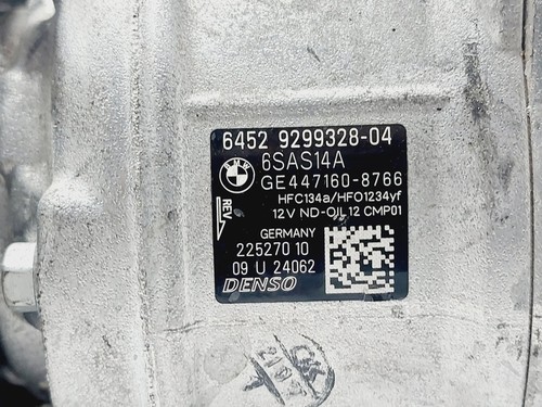 64529299328 9193264 klimakompressor BMW SERIE 1 BERLINA 5P F20 2011