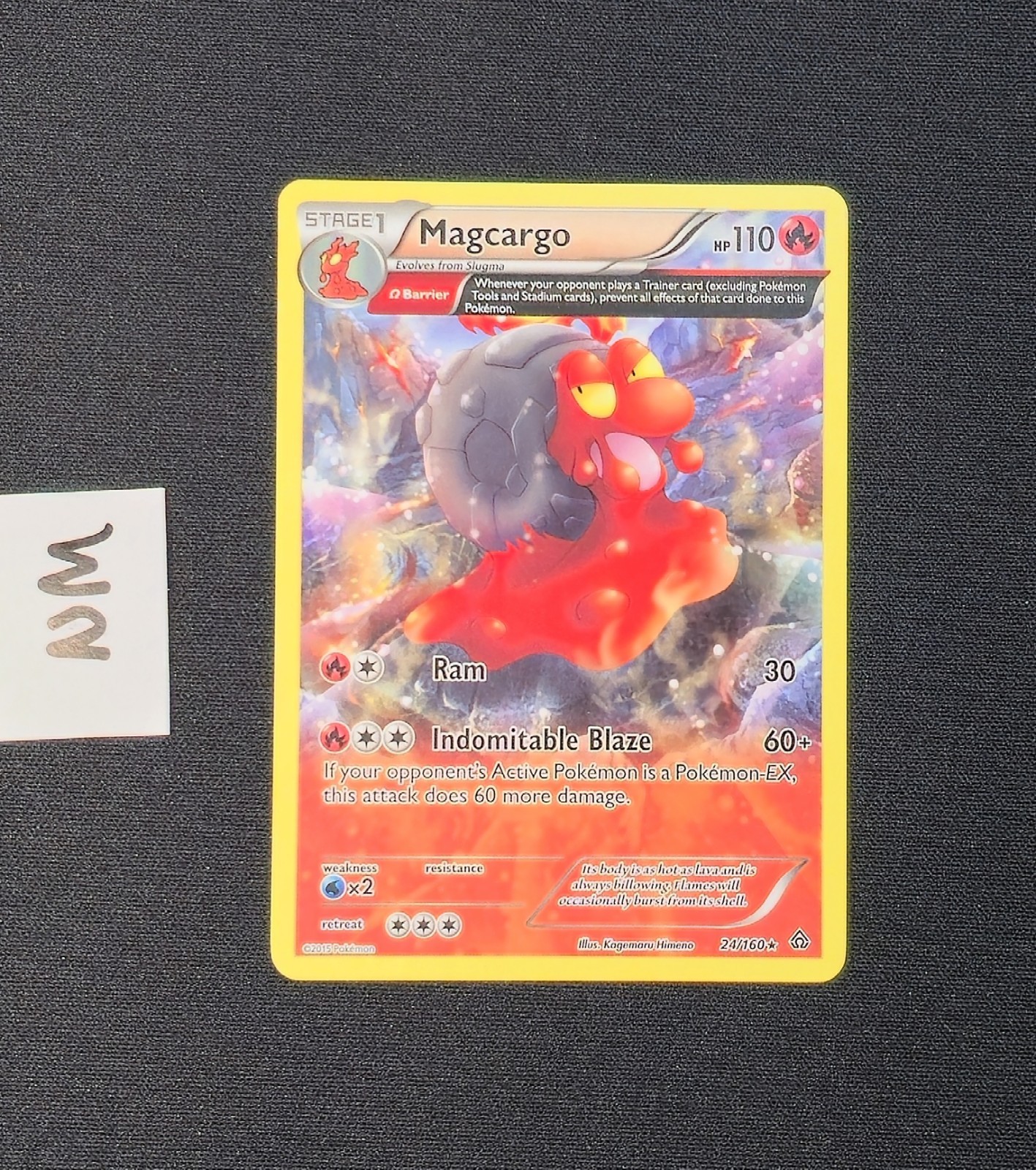 Magcargo 24/160 NM Pokémon Primal Clash Series