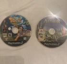 PS2 Fantasy Game Lot (Tak 2, Arthur)