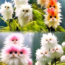 50Pcs Big Flower Faced Cat Orchid Seeds Potted Garden Plants Rare Flower Seed