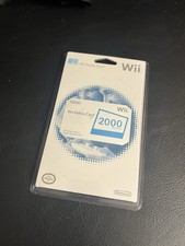 Nintendo Wii - Points Card - 2000 Points - Wii Shop Channel - No Longer Valid