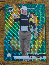2025 Panini Bill Cowher (Green Mosaic Parallel) #266