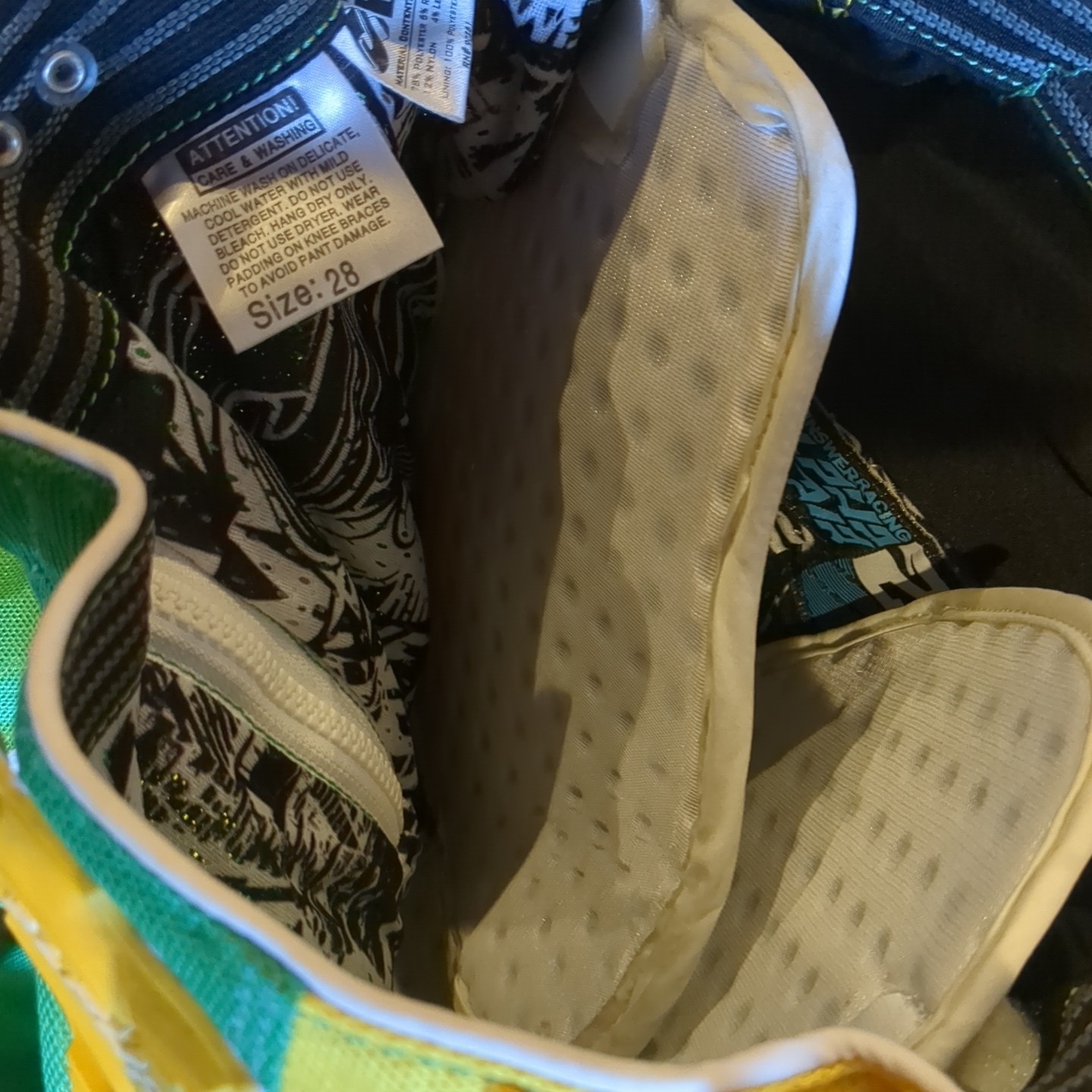 Men's 2009 OEM Answer Alpha Air Racing Moto Pants Size 28 New W/ Tags Padded MX