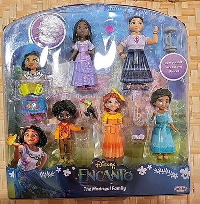ENCANTO - THE MADRIGAL FAMILY 6-PACK ACTION FIGURE DOLL SET - MINOR DENT PACKAGE