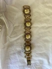 Vintage pearlie costume jewelry bracelet