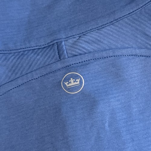 Peter Millar Crown Sport Mens Medium Blue Beaumont Performance Gilet Golf Vest M - Picture 7 of 8