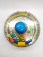 Günthermann Nürnberg Blechspielzeug Panoramakreisel Western Germany Eisenbahn