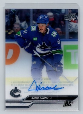 2023-24 Upper Deck Clear Cut #CC-AH Akito Hirose