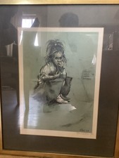 Harold Riley Limited Edition signed print Little Urchin