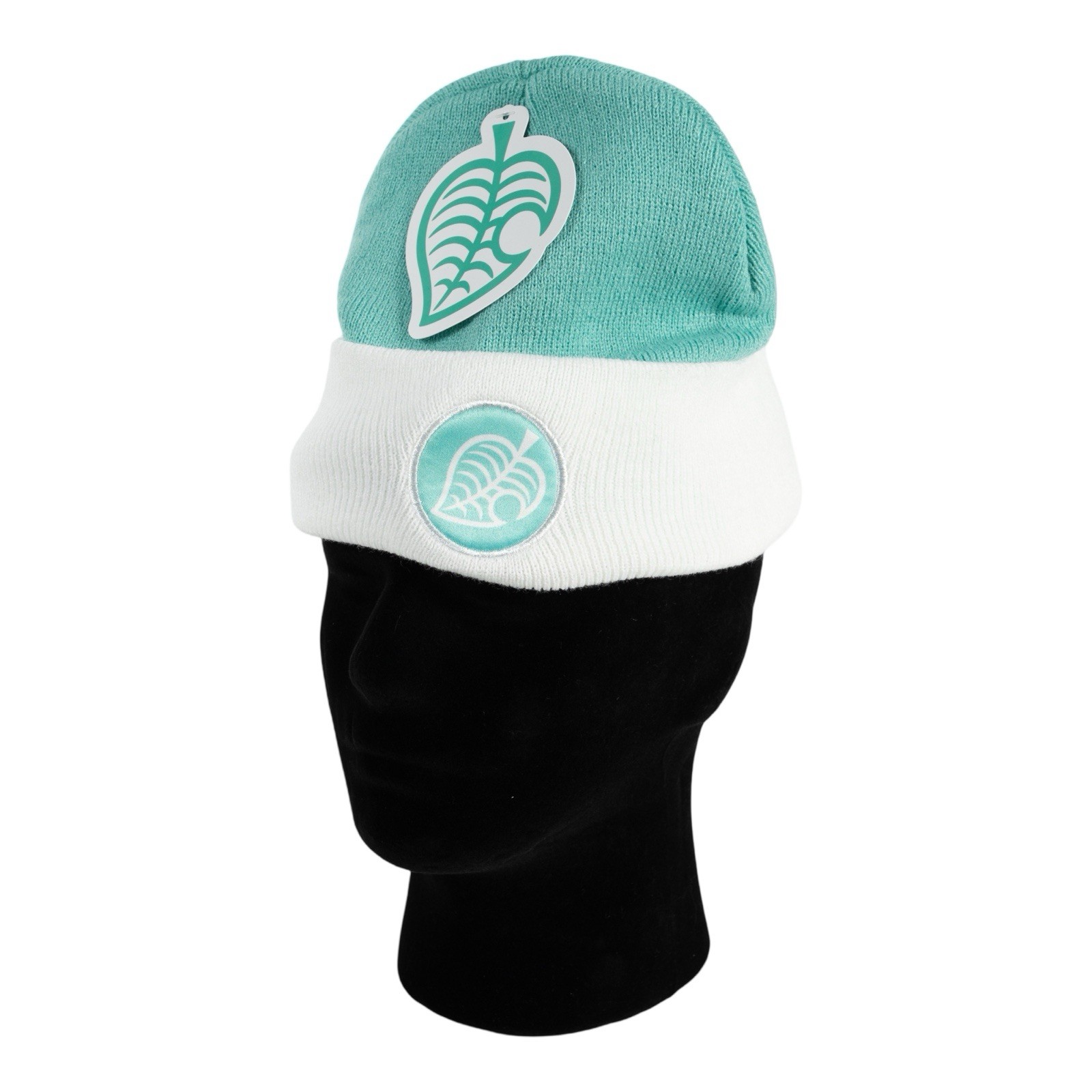 Animal Crossing New Horizons Green Nook Leaf Knit Beanie Winter