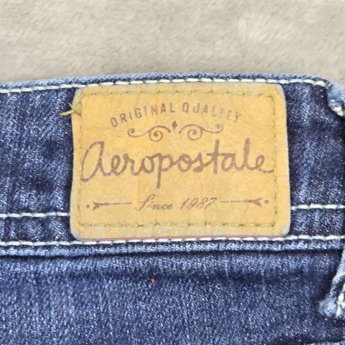 Aeropostale Jeans Womens 11/12 Long Chelsea Bootcut Dark Wash Blue * 30x31.5 - Picture 18 of 20