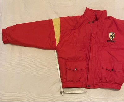 Vintage Ferrari Racing/Bomber Jacke XXL Formel 1Ferrari Grandprix Logo Agip 90s