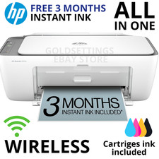 2026 HP Wireless All In One Mobile Printer/Copy/Scan - Set Ink Included