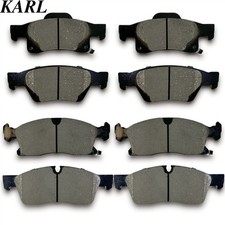 8pcs Front Rear Ceramic Brake Pads for 2011-21 Jeep Grand Cherokee Dodge Durango