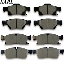 8pcs Front Rear Ceramic Brake Pads for 2011-21 Jeep Grand Cherokee Dodge Durango