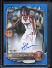 2025-26 Bowman #CPA-SH Shelton Henderson Chrome Prospect Autographs Blue /150