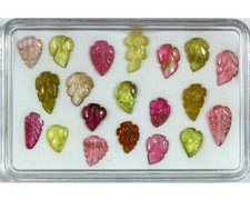 12.92 Cts_Wholesale Price_100 % Natural Unheated Multi-Color Tourmaline Carving