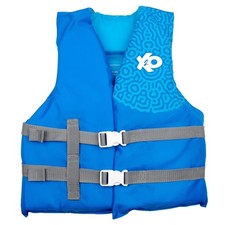 Universal Youth Open-Sided Life Vest and Jacket for 50 to 90 lbs, Blue Ocean
