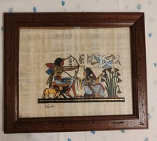 🔴 PAPIRO EGIZIO AUTENTICO originale dipinto a mano