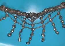 Antique Edwardian 1920s Rhinestone Flapper Headband Headpiece